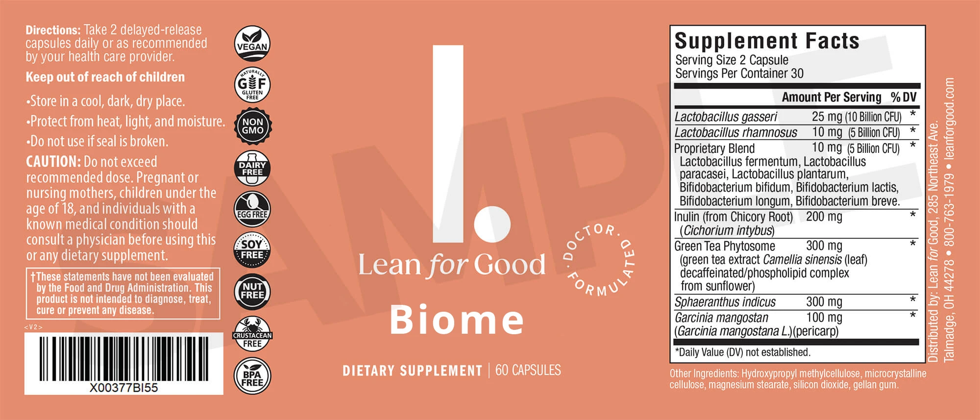 LeanBiome ingredients
